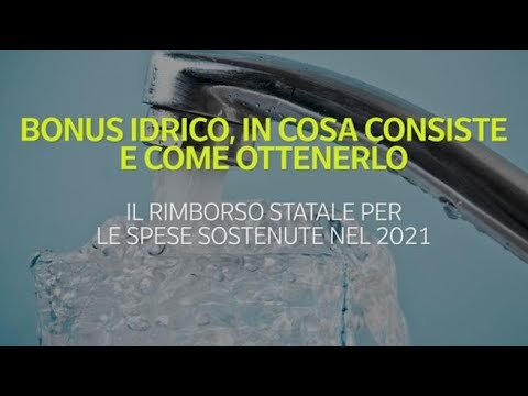 Bonus Idrico In Cosa Consiste E Come Ottenerlo Visto Sul Web