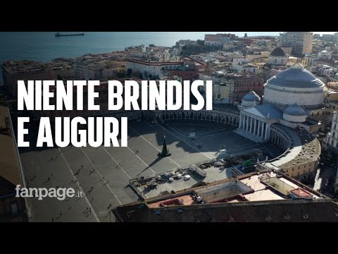 Il 31 dicembre di Napoli: niente auguri di fine anno, la città è quasi deserta