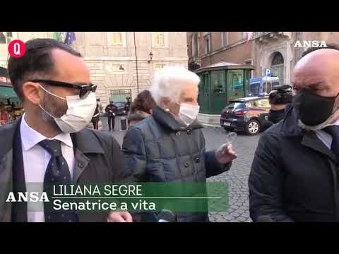 Governo, Segre: “Fiducia? Decidero’ quando saro’ li’. Ma se sono venuta da Milano…”