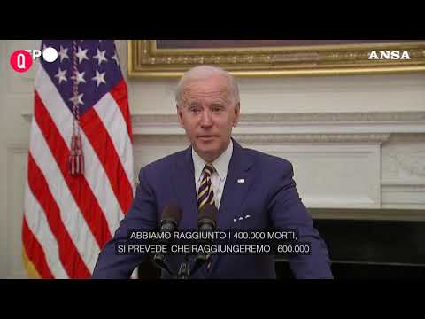 Usa, Biden: “Il Covid potrebbe uccidere piu’ di 600mila americani”