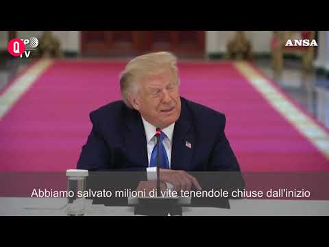 Trump: “Quando fai piu’ tamponi crei piu’ casi”