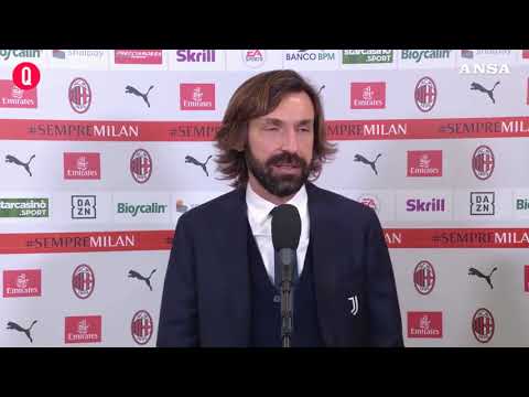 Milan-Juve, Pirlo: “Una vittoria per noi stessi, rossoneri restano squadra da battere”