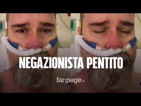 Il negazionista pentito dall’ospedale: “Non indossavo la mascherina, non fate come me”