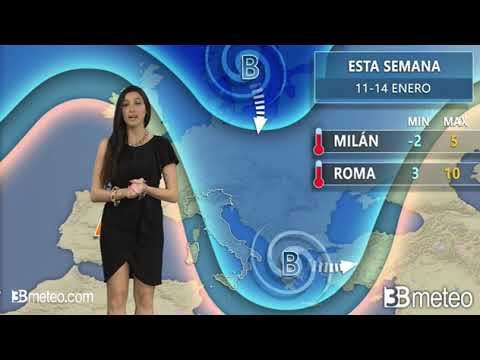 Previsiones del Tiempo para ESTA SEMANA 11-14 Enero en Italia