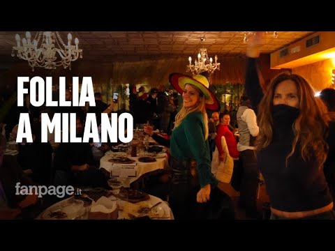 In 90 violano le regole, cenano e ballano in un ristorante a Milano: la Digos li identifica