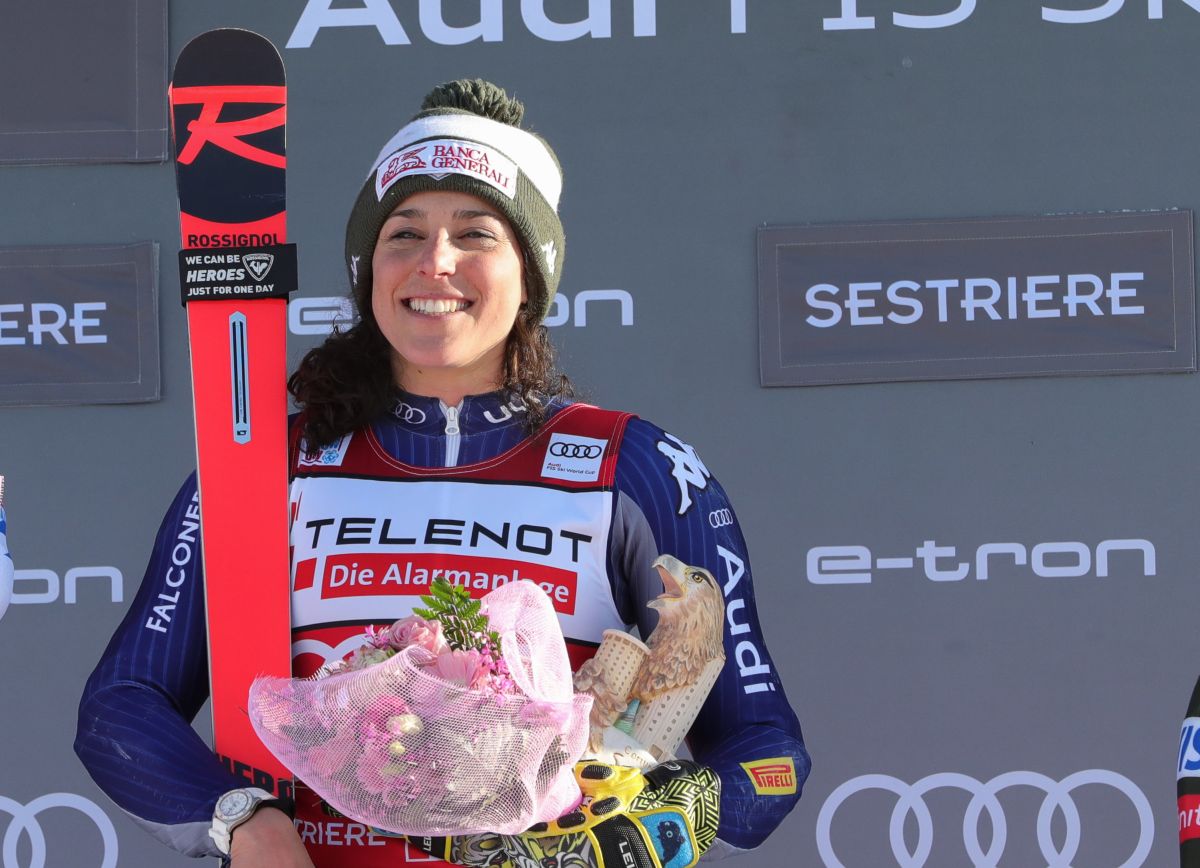 Brignone vince super G Val di Fassa, Curtoni 4^