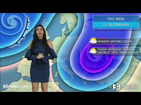 Weather forecast for THIS WEEK from 15 to 18 February