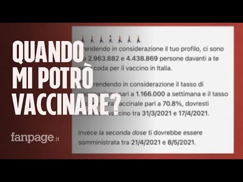 Quando potrò vaccinarmi? Questo sito ti dice quando riceverai le tue dosi di vaccino anti Covid