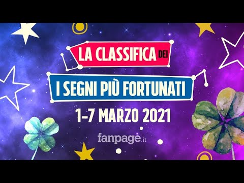 Oroscopo della settimana 1-7 marzo 2021: la classifica dei segni fortunati