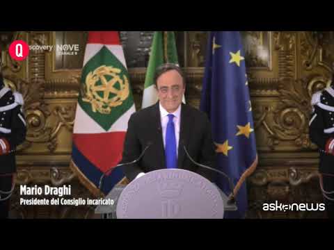 Ecco Crozza come Draghi:”grazie Mattarella, incontro Vito Crimi!”