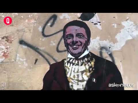 Renzi con il principe saudita Mbs, il murales di Harry Greb