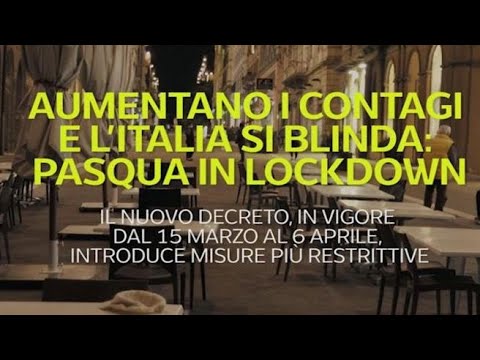 Aumentano i contagi e l’Italia si blinda: Pasqua in lockdown