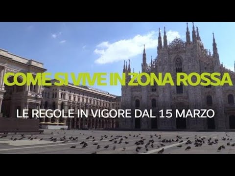 Come si vive in zona rossa, le regole in vigore dal 15 marzo