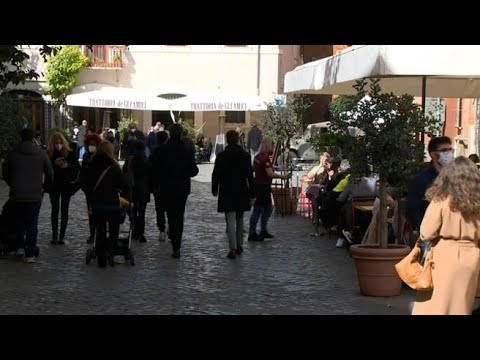 Roma, ultima domenica prima della zona rossa