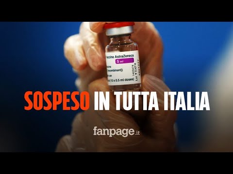 Aifa sospende il vaccino AstraZeneca in tutta Italia in via precauzionale