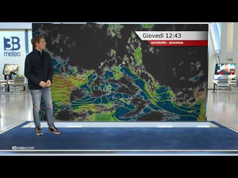 Previsioni meteo Video per giovedì, 18 marzo