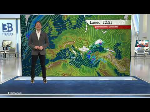 Previsioni meteo Video per lunedì, 22 marzo