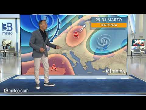 Tendenza meteo per gli ultimi giorni di marzo