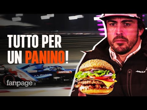 Fernando Alonso costretto a ritirarsi dal GP in Bahrain a causa di un panino: ecco cosa è successo