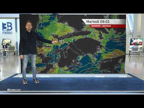 Previsioni meteo Video per martedì, 09 marzo