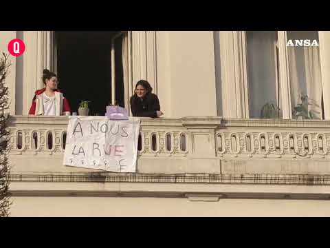 8 marzo, Bruxelles: manifestazione in place du Luxembourg