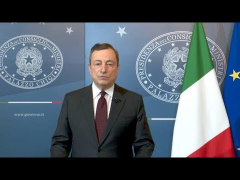 Draghi: «Non sappiamo quanto tempo durerà questa pandemia, il lavoro inizia ora»