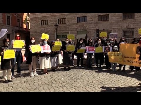 Myanmar, sit-in a Roma: «Noi stiamo con il Governo di Unità Nazionale»