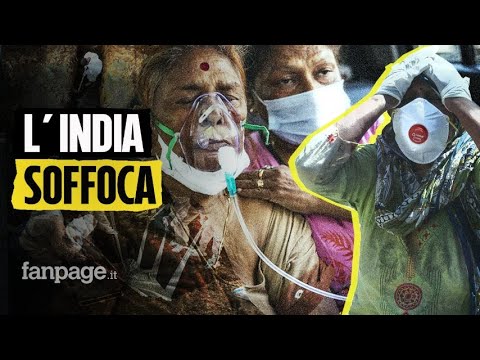 L’India sta soffocando, 380mila contagi al giorno: non si trova più ossigeno per i malati Covid