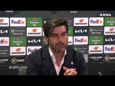 Manchester United-Roma, Fonseca: “Il rigore del 3-2 non c’era, e’ stato decisivo”