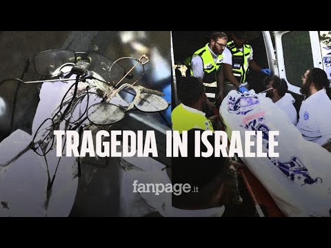 Tragedia in Israele durante raduno religioso: crolla passerella, 44 morti e 150 feriti