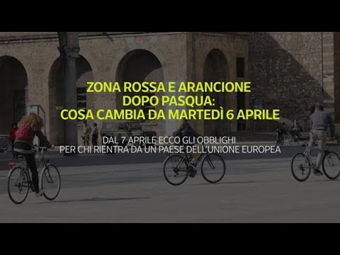 Zona rossa e arancione: cosa cambia da martedì 6 aprile, le nuove regole