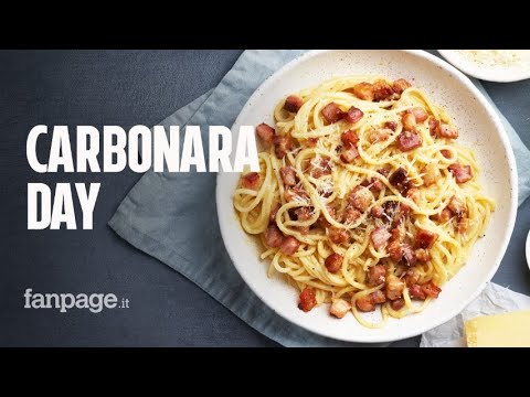 Il 6 aprile è il Carbonara Day: la spaghettata più grande del mondo quest’anno è sui social