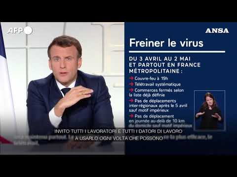 Francia, Macron: coprifuoco e negozi chiusi in tutto il Paese da sabato