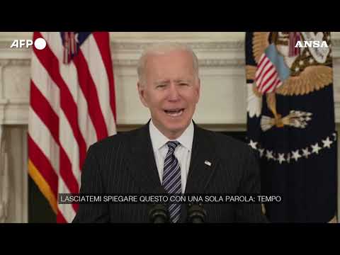 Covid, Biden: “Dal 19 aprile ogni adulto di questo Paese potra’ vaccinarsi”