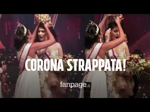 Lite tra miss in diretta tv, strappata la corona dalla testa alla vincitrice che finisce in ospedale