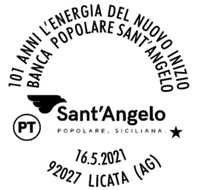 Banca Popolare Sant’Angelo, un annullo postale speciale per i 101 anni