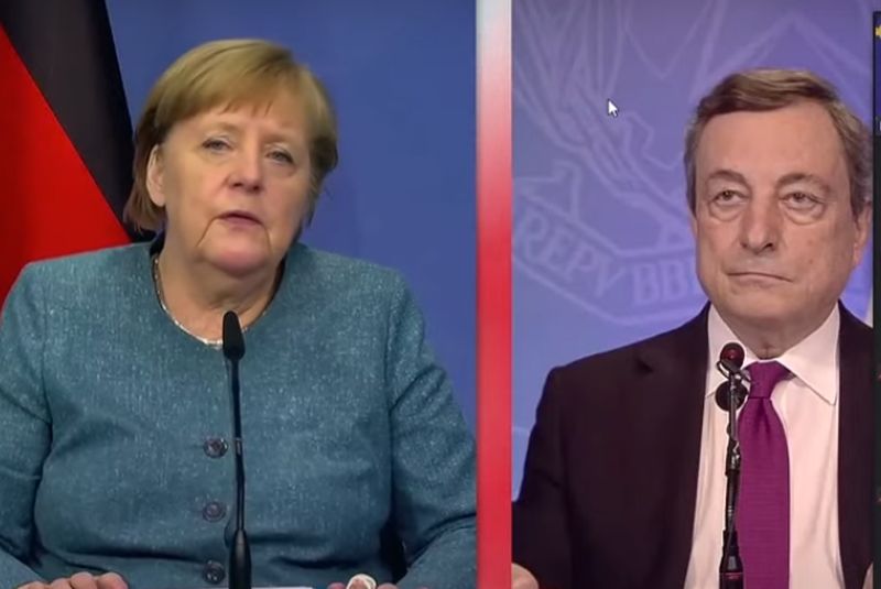 Per Draghi e Merkel affrontare insieme i problemi globali