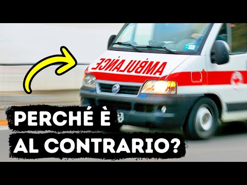 Ecco perché Ambulanza si scrive sempre al contrario!