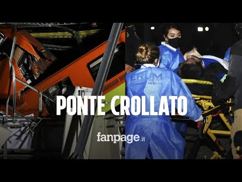 Città del Messico, ponte crolla al passaggio della metropolitana: “Tra i morti anche bambini”