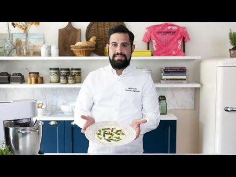 Il risotto con stafforella, asparagi e nocciole di Alessandro Proietti Refrigeri