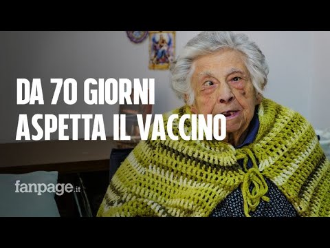 Napoli. Ha 96 anni e non cammina più: Carmela attende da febbraio il vaccino Covid-19