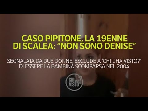 Caso Pipitone, la 19enne di Scalea segnalata da due donne: «Non sono Denise»