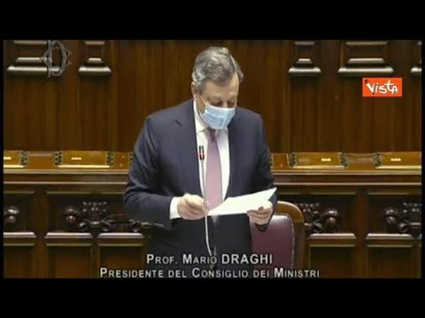 Draghi ricorda la morte sul lavoro della giovane Luana D’Orazio e l’Aula esplode in un applauso