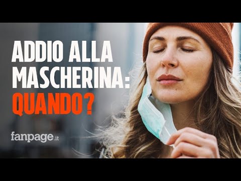 Quando potremo togliere la mascherina all’aperto e dire addio al dispositivo di protezione