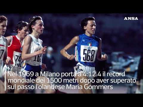 Atletica, addio a Paola Pigni