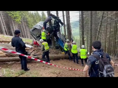 Mottarone: sopralluogo degli ispettori del ministero sul luogo della tragedia