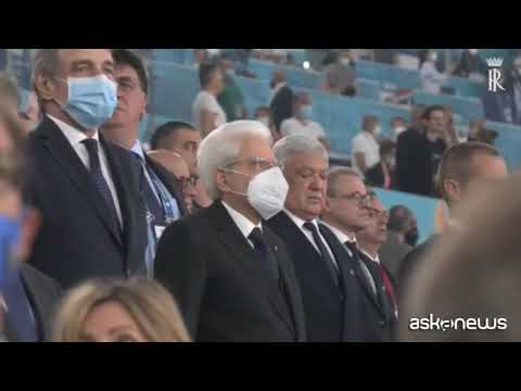 Euro 2020, il presidente Mattarella alla partita inaugurale