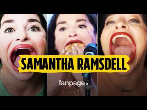 La Donna Con La Bocca Pi Grande Del Mondo Chi Samantha Ramsdell Oltre Centimetri