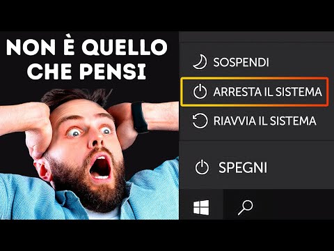 Arrestare il Sistema del PC Non Significa Spegnerlo. Si Spegne in un Altro Modo.