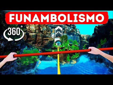 Fare Funambolismo in RV a 360° | Supera la tua paura delle altezze!